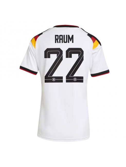 Deutschland David Raum #22 Heimtrikot für Frauen WM 2026 Kurzarm Deutschland David Raum #22 Heimtrikot für Frauen WM 2026 Kurzarm